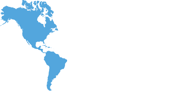 North South America BLUE
